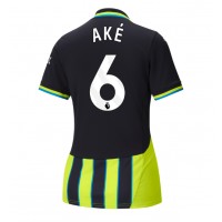 Manchester City Nathan Ake #6 Bortatröja Kvinnor 2024-25 Korta ärmar